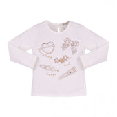 Everything Must Change (EMC) Girls Ivory Long Sleeve T-shirt